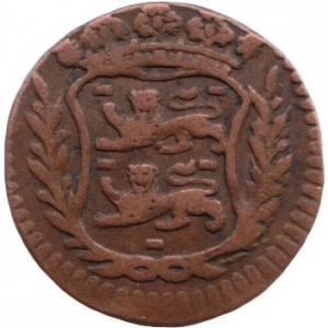 Аверс монеты Голландская республика, 1 дуит, 1702-1713