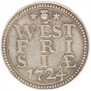 Реверс монеты Голландская республика, 1 стювер, 1714-1737