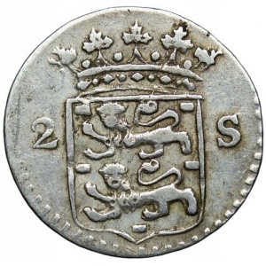 Аверс монеты Голландская республика, 2 стювера, 1711-1794