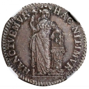 Реверс монеты Голландская республика, ¼ гульдена, 1758-1759