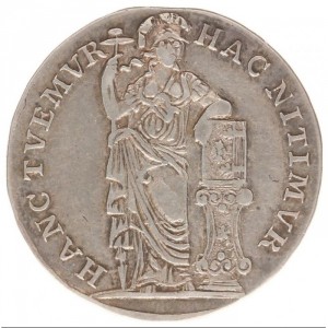 Реверс монеты Голландская республика, ½ гульдена, 1780-1786