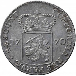 Реверс монеты Голландская республика, ½ серебряного дуката, 1770