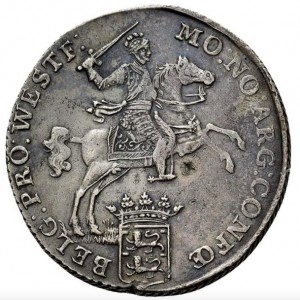 Аверс монеты Голландская республика, ½ дукатона, 1762-1794