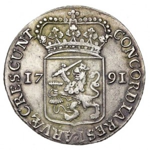 Реверс монеты Голландская республика, 1 серебряный дукат, 1744-1794