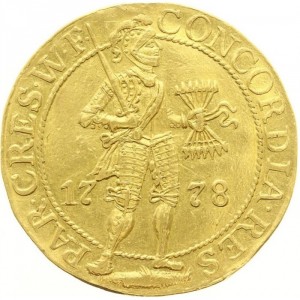 Аверс монеты Голландская республика, 2 дуката, 1716-1780