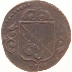 Реверс монеты Голландская республика, 1 дуит, 1617-1654