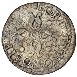 Реверс монеты Голландская республика, ½ стювера, 1627