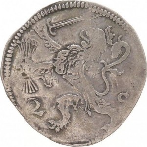 Аверс монеты Голландская республика, 2 стювера, 1614-1619