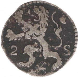 Аверс монеты Голландская республика, 2 стювера, 1646-1675