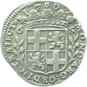 Аверс монеты Голландская республика, 6 стюверов, 1700-1703