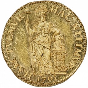 Реверс монеты Голландская республика, 1 гульден, 1701