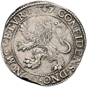 Реверс монеты Голландская республика, 1 дальдер, 1635-1652