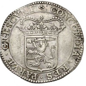 Реверс монеты Голландская республика, 1 серебряный дукат, 1659-1674