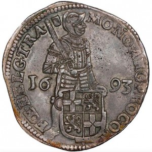 Аверс монеты Голландская республика, 1 серебряный дукат, 1679-1699