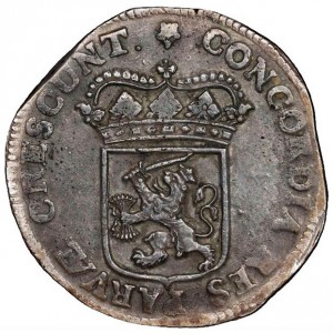 Реверс монеты Голландская республика, 1 серебряный дукат, 1679-1699