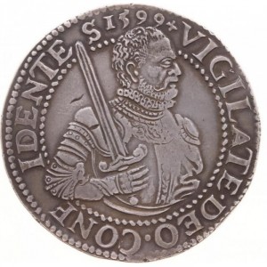 Аверс монеты Голландская республика, 1 рейксдальдер, 1591-1603