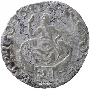 Реверс монеты Голландская республика, 1 дуит, 1641-1647