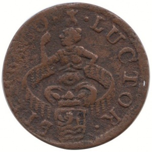 Реверс монеты Голландская республика, 1 дуит, 1680-1689