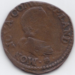 Аверс монеты Голландская республика, 1 оорд, 1657-1663
