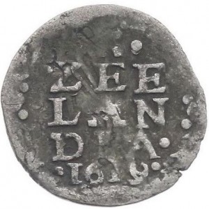 Реверс монеты Голландская республика, 1 стювер, 1614-1629