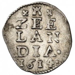 Аверс монеты Голландская республика, 2 стювера, 1614-1675