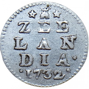 Реверс монеты Голландская республика, 2 стювера, 1681-1789