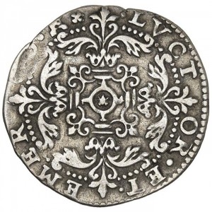 Реверс монеты Голландская республика, ½ шеллинга, 1601-1604