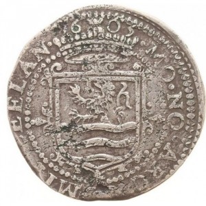 Аверс монеты Голландская республика, 6 стюверов, 1601-1653