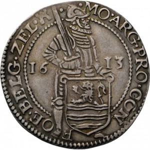 Аверс монеты Голландская республика, 10 стюверов, 1613