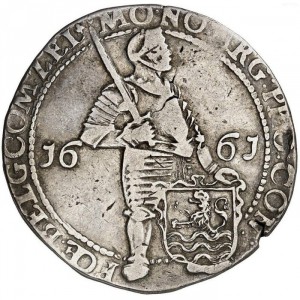 Аверс монеты Голландская республика, ½ серебряного дуката, 1659-1668