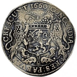 Реверс монеты Голландская республика, ½ дукатона, 1660-1673