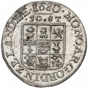 Реверс монеты Голландская республика, 1 дальдер, 1676-1682