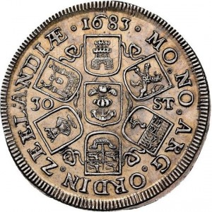 Реверс монеты Голландская республика, 1 дальдер, 1682-1686