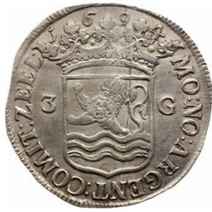 Аверс монеты Голландская республика, 3 гульдена, 1694