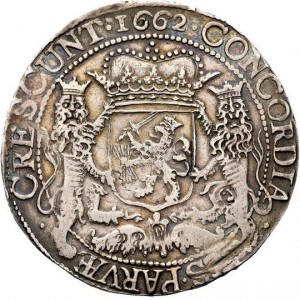 Реверс монеты Голландская республика, 1 дукатон, 1659-1672