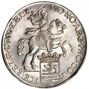 Аверс монеты Голландская республика, 1 дукатон, 1670-1793