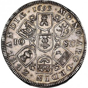 Реверс монеты Голландская республика, 2 дальдера, 1685-1693