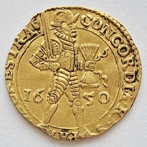 Аверс монеты Голландская республика, 1 дукат, 1586-1659