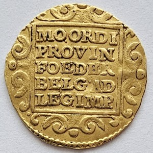 Реверс монеты Голландская республика, 1 дукат, 1586-1659
