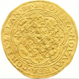 Реверс монеты Голландская республика, 1 розенобль, 1585