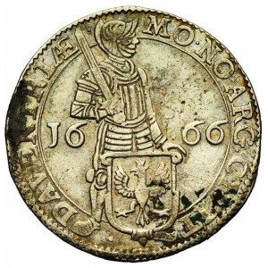 Аверс монеты Голландская республика, ½ серебряного дуката, 1666