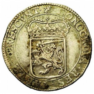 Реверс монеты Голландская республика, ½ серебряного дуката, 1666