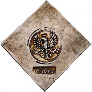 Аверс монеты Голландская республика, 1 дальдер, 1672, Односторонняя монета