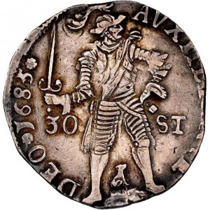 Реверс монеты Голландская республика, 1 дальдер, 1685