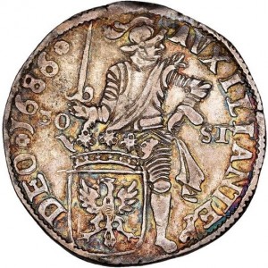 Реверс монеты Голландская республика, 1 дальдер, 1685-1688