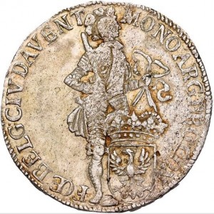 Аверс монеты Голландская республика, 1 дальдер, 1698