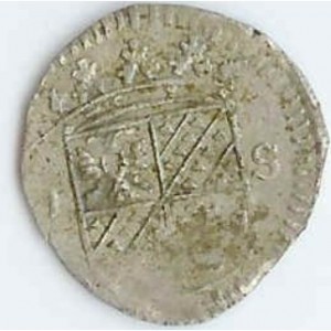 Реверс монеты Голландская республика, 1 стювер, 1681-1684