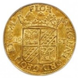 Аверс монеты Голландская республика, 28 стюверов, 1673-1677