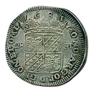 Аверс монеты Голландская республика, 28 стюверов, 1681