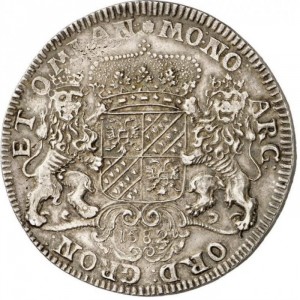 Реверс монеты Голландская республика, 1 серебряный райдер, 1682-1683